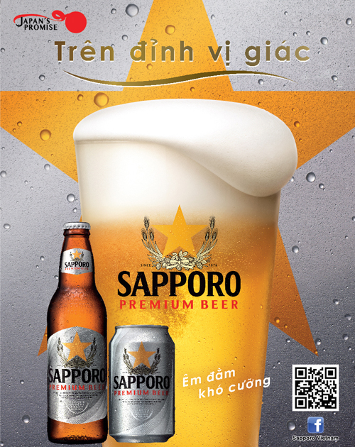 Diện mạo mới của Sapporo Premium Beer ảnh 1
